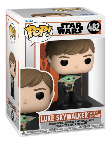 Funko Pop! The Mandalorian- Luke Skywalker Con Grogu 482