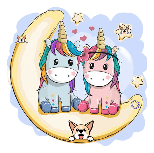 15 Libros Para Colorear Unicornio, 16 Paginas Tamaño Carta