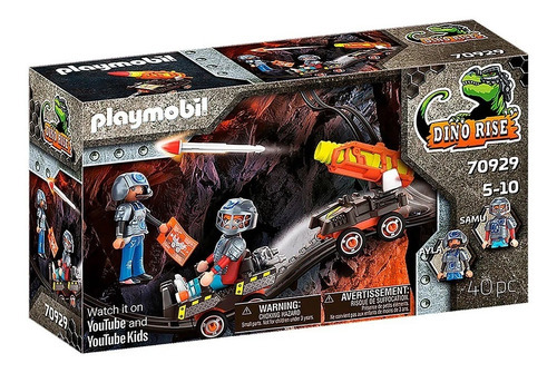 Brinquedo Playmobil Dino Mini Míssil Dino Rise Sunny 70929