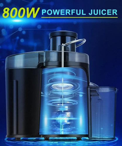 Extractor de jugos 800w licuadora con envase Color Plateado