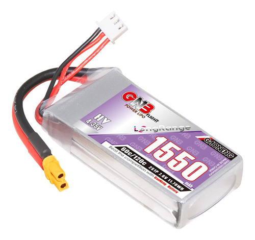 Gaoneng Gnb 2s Lipo Bateria 1550mah 7.6v Hv 2s 60c Con Enchu