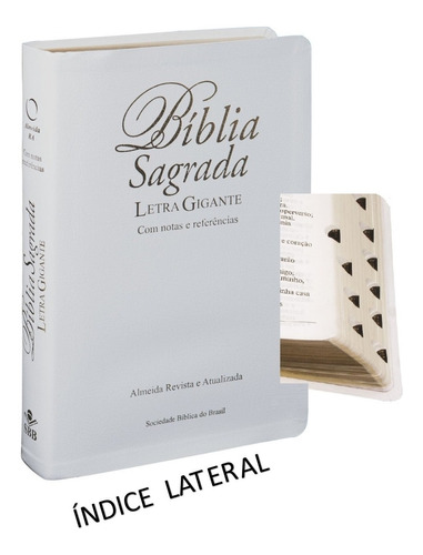 Bíblia Sagrada Revista E Atualizada Com Letra Gigante Branca