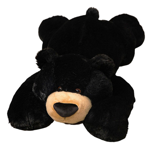 Oso De Peluche Realista Decorativo Para El Hogar Negro 55cm