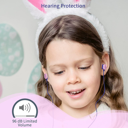 Auriculares Anruk Cute Donut Para Niños Con Micrófono Y Fund