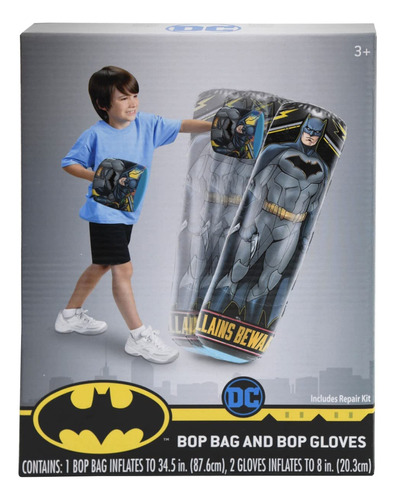 Batman Saco De Boxeo Con Guantes Para Niños, Bolsa De Boxe.