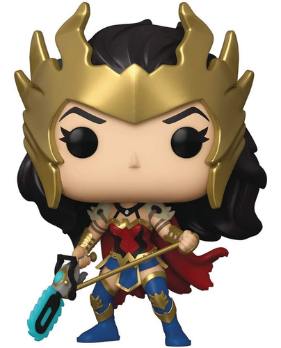 ¡papá! Figura De Vinilo Heroes Dc Death Metal Wonder Woman