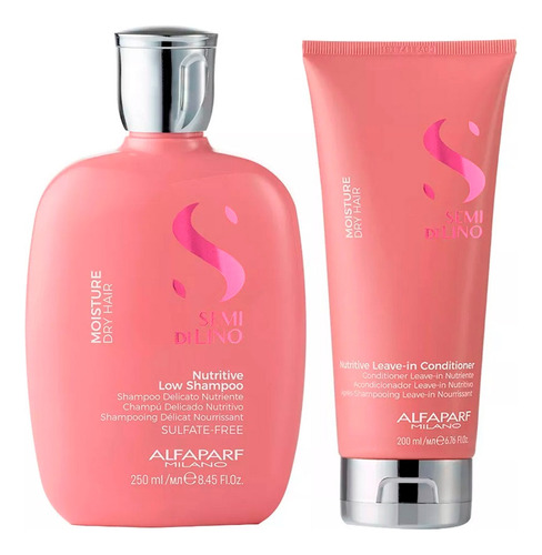 Alfaparf Shampoo Acondicionador Semi Di Lino Moisture Chico