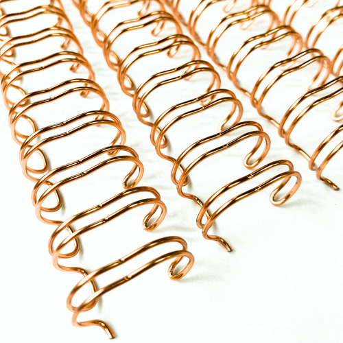 Wire-o 2x1 1.1/4 270 Folhas Rose Gold 2 Unidades