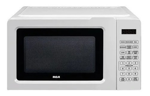 Horno Microondas Rca 0.7 Blanco Con 10 Niveles De Potencia