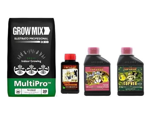 Combo Multipro 20l Top Crop Under 100, Veg Y Bloom De 250