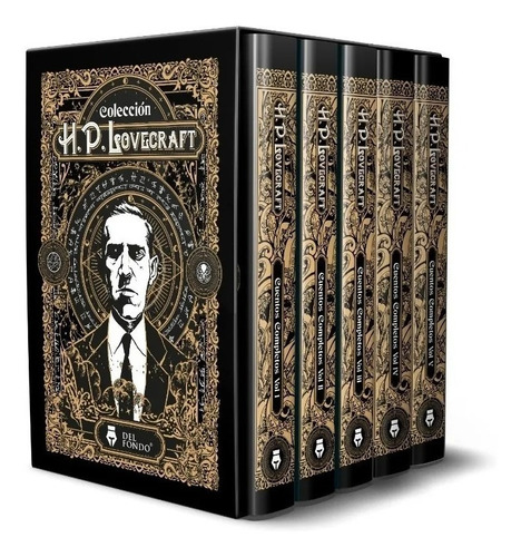 Imagen 1 de 4 de Pack Cuentos Completos Lovecraft (5 Tomos)