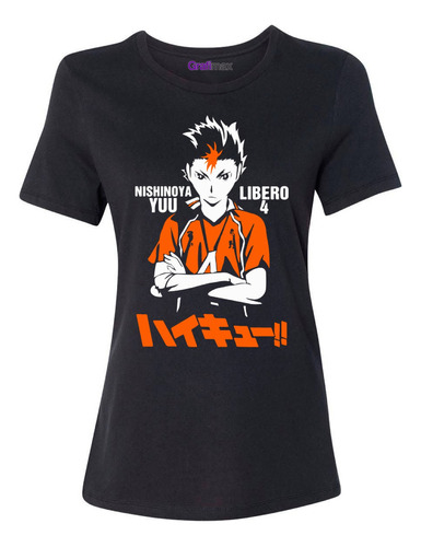 Polera Haikyuu Nishinoya Libero 4 Anime Grafimax