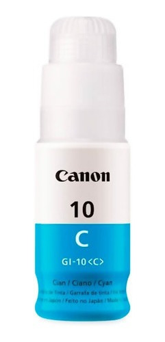 Botella De Tinta Canon Gi-10 C Cian