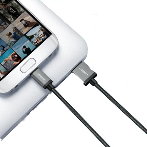 Cable Ugreen Carga Rápida Usb2.0 A Microusb 1.5 Metro Blanco