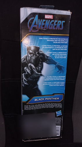 Black Panther Marvel Titan Hero Avengers Endgame 12 Pulgadas (Usado)