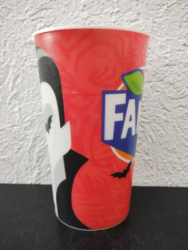Vaso Promocional Fanta Coca Cola Dracula Vampiro Año 2017 (Usado)