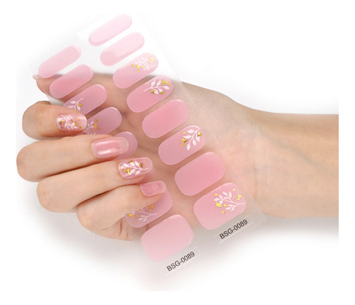 Mh (0070 #mold) Hoja De Tiras Adhesivas De Esmalte Semigel