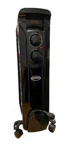 Radiador De Aceite 7 Elementos Morro 1500w Negro