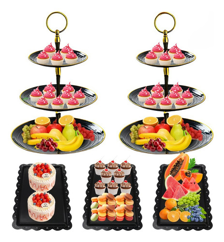 Y Base For Cupcake Y Postre Mesa De Dulce Exhibidore 5kit