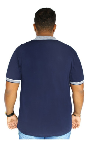 Imagem 3 de 3 de Camisa Polo Plus Size Extra Camiseta Tamanho Grande Zambelê