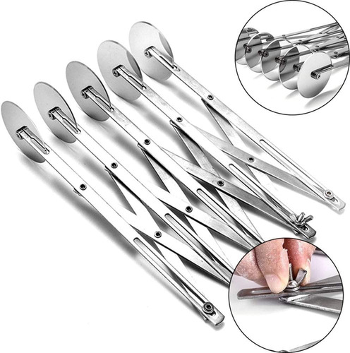 Cortador De Masa De 5 Ruedas Cortador De Pizza Multicircular