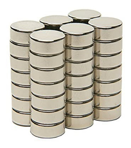 Imagen 2 de 6 de 25 Imanes De Neodimio 3x2 Mm Super Potentes