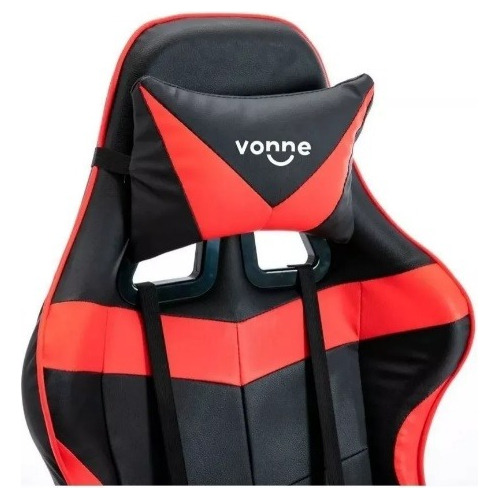 Imagen 3 de 6 de Sillón Escritorio Gamer Ergonómica Apoya Pies Reclinable Mg