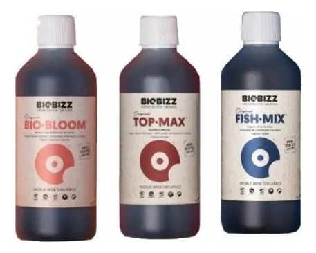 Biobizz Combo Bio Bizz Bloom Fish Mix Y Top Max 500 Ml