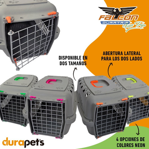 Imagen 7 de 9 de Transportadora Jaula N°3 Puerta Acero Perros/gatos Durapets