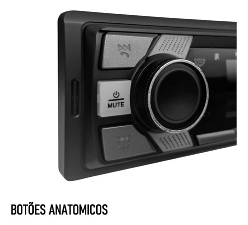 Kit Auto Radio Bt +par Falante Vw Up Parati Voyage