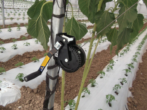 Malacate Manivela 600 Lb + Rollo De Cable De Acero