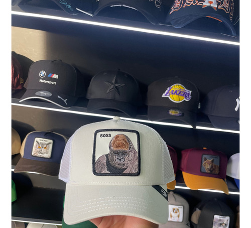Gorra Goorin Bros Boss Gorila Blanca Original