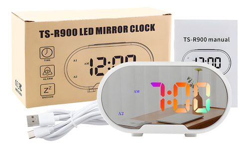 Reloj Despertador Con Alarma Fuerte Usb Ajustable Para Alarm