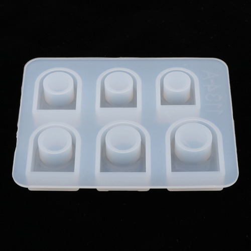 Anillos Planos Diy Moldes De Silicona De Resina De Fundició