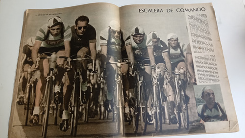 El Gráfico 1693 Año 1952 Ciclismo Bragado Divito Fangio 18/1 (Usado)