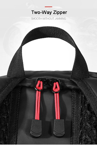 Imagen 10 de 10 de Mochila Casco Motociclista Impermeable Reflejante 29 Litros