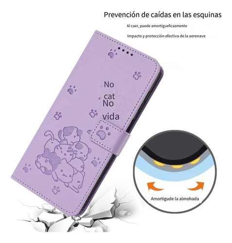 Funda Protectora Tipo Cartera Para Huawei Honor X9b Huawei Magic 6 Lite Con Tarjetero