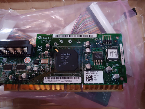 Placa Controladora Adaptec Scsi Ultra320 Lvd Vhdci Pci-x