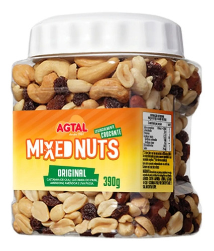 Mix de Nuts Original Agtal Pote 390g