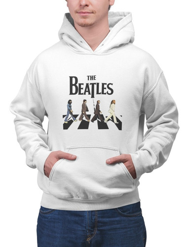 Poleron Unisex The Beatles Rock&roll Road Estampado Algodon