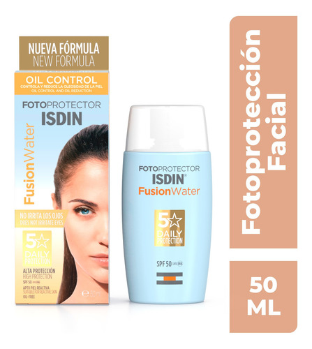 Isdin Fotoprotector Spf50+ Fusion Water Toque Seco X 50 Ml