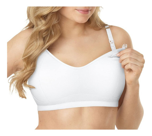 Sosten Maternal Deportivo Playtex Nursing Wireless Rac White