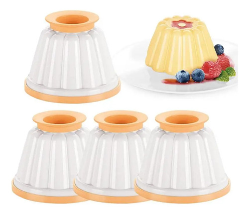 Set 4 Moldes Gelatina Individuales Molde Flan Molde Pudin 