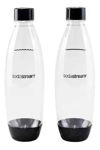 Botella SodaStream 500 ml Twin Pack Negra