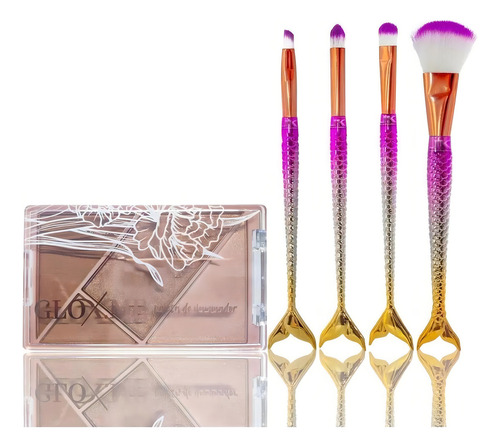 Kit de maquillaje combinado Web Bazar con caja de regalo + - White Skin