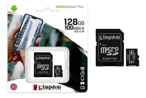 Memoria Micro Sd 128 Gb Kingston Clase 10