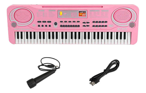 K 61 Teclas Teclado Electrónico Piano Digital Musical Con