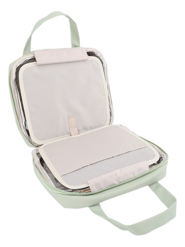 Cosmetic Train Case Espejo Gancho Para Colgar Maquillaje De