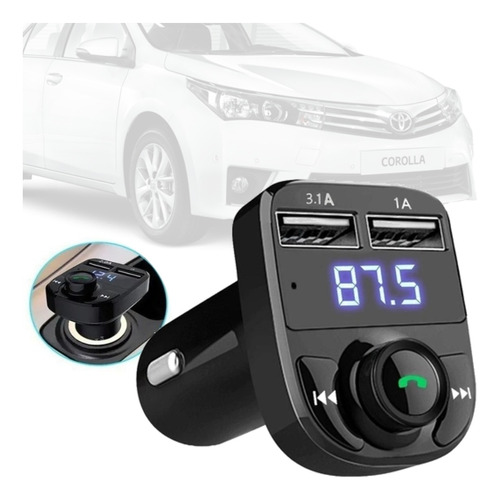 Adaptador Bluetooth Conversor Fm Universal Toyota Corolla
