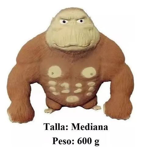 Juguetes Antiestrés, Gorila Suave Estirable, Mediano,